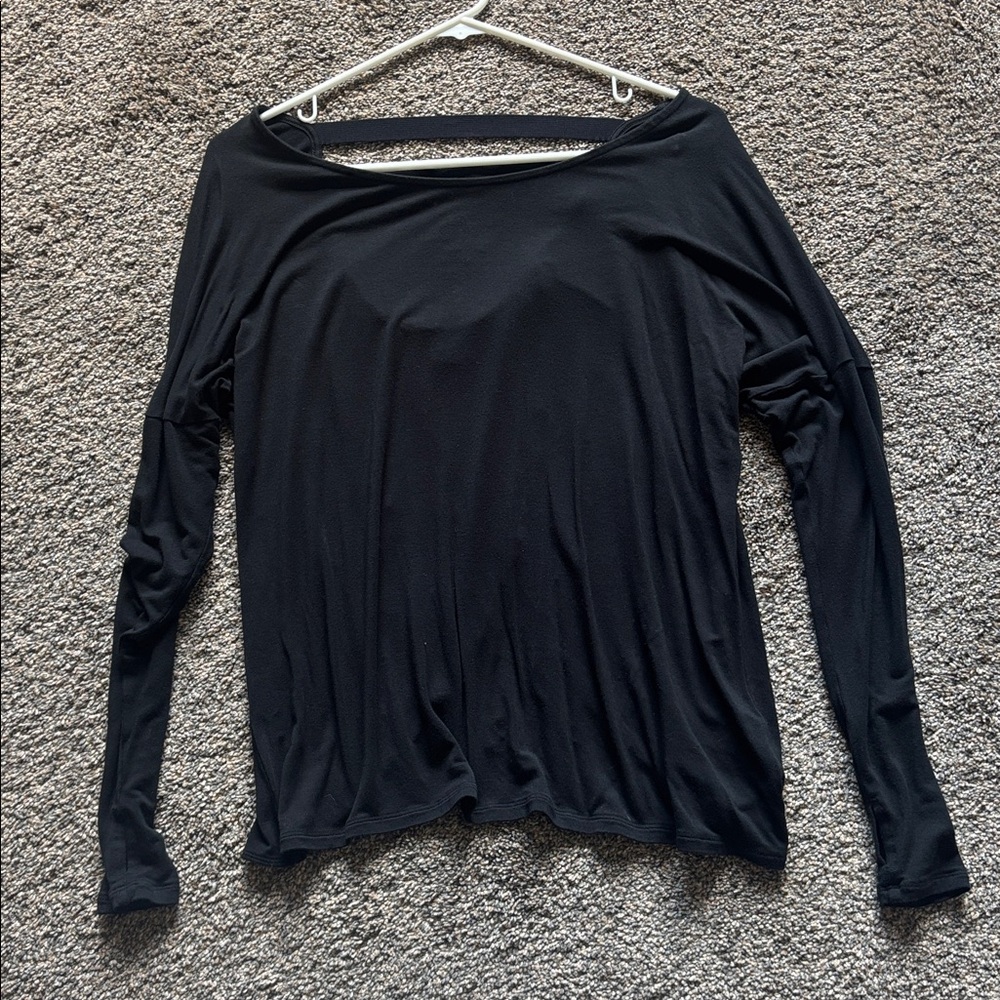 Black Long Sleeve Top